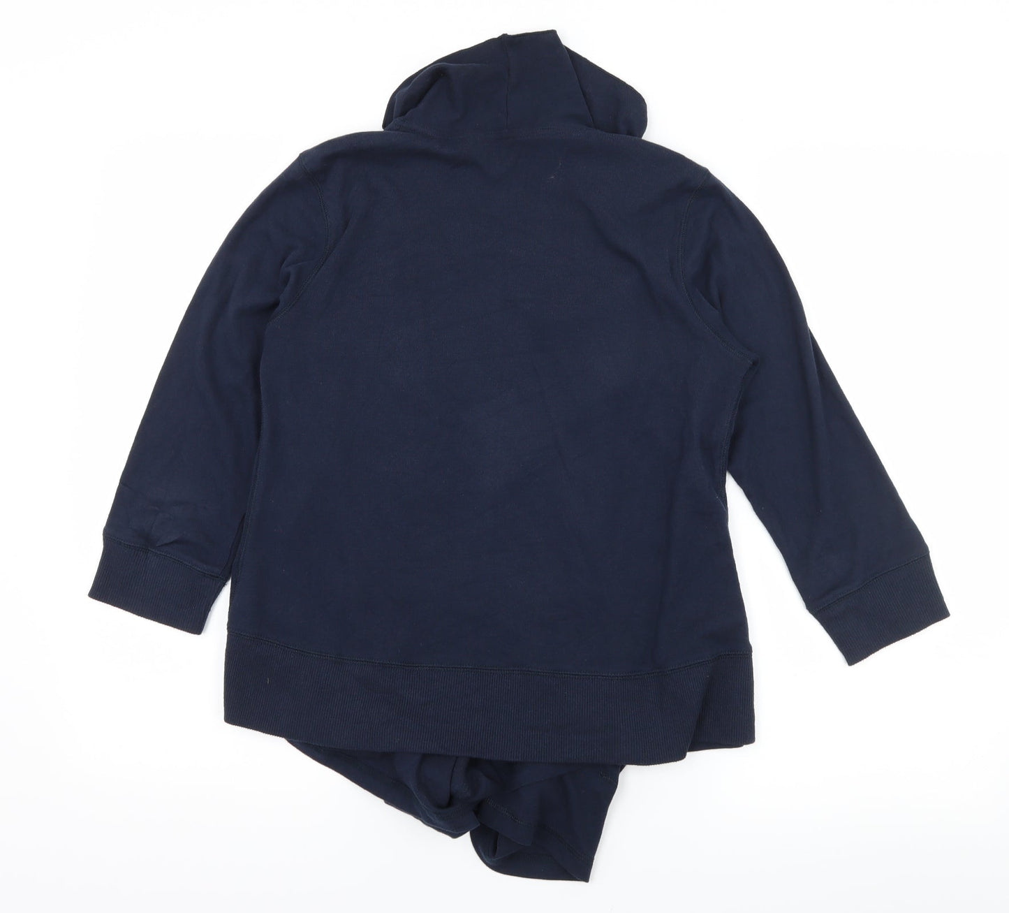 Marks and Spencer Womens Blue  Jersey Cardigan Jumper Size 12