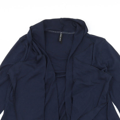 Marks and Spencer Womens Blue  Jersey Cardigan Jumper Size 12