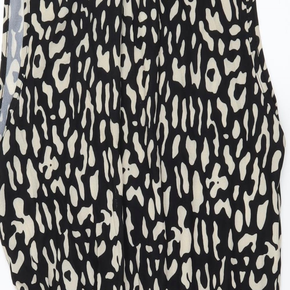 Cameo Rose Womens Brown Animal Print  Fit & Flare  Size M