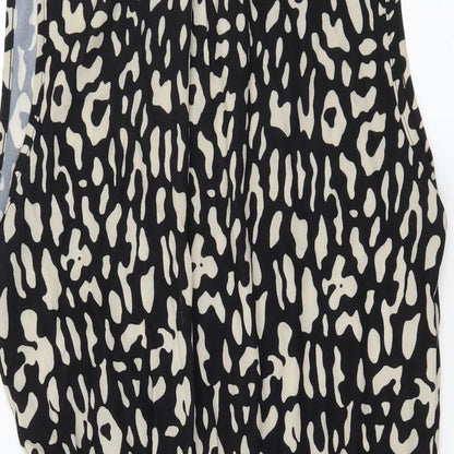 Cameo Rose Womens Brown Animal Print  Fit & Flare  Size M