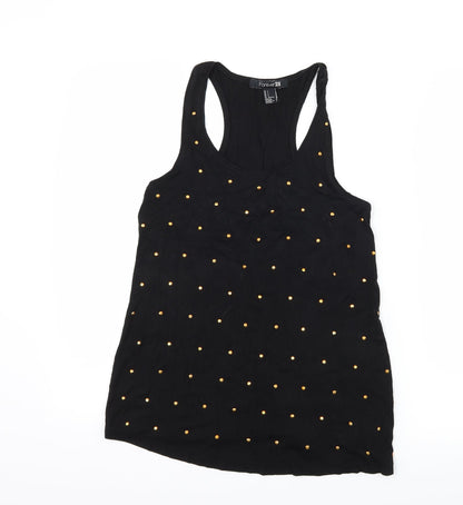FOREVER 21 Womens Black  Jersey Basic Tank Size S