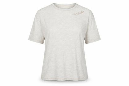 Marks & Spencer Womens Ivory Solid Jersey Top Pyjama Top Size 8  - & Relax