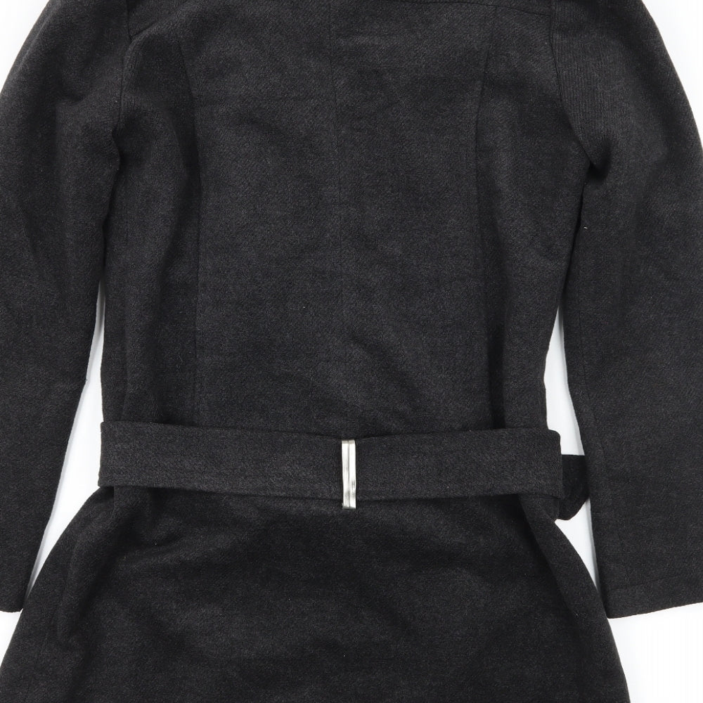 Altinay Womens Grey   Pea Coat Coat Size S