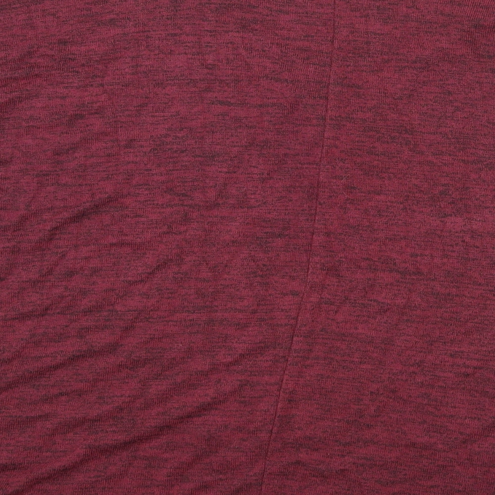 Womens UK Size S New Look Purple Basic T-Shirt