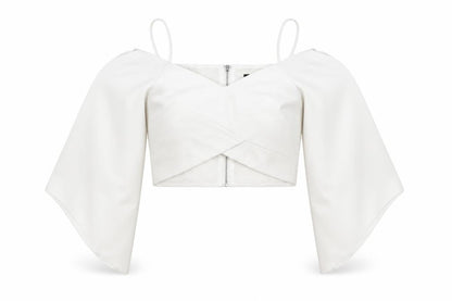 Womens UK Size 8 Topshop White Basic Blouse