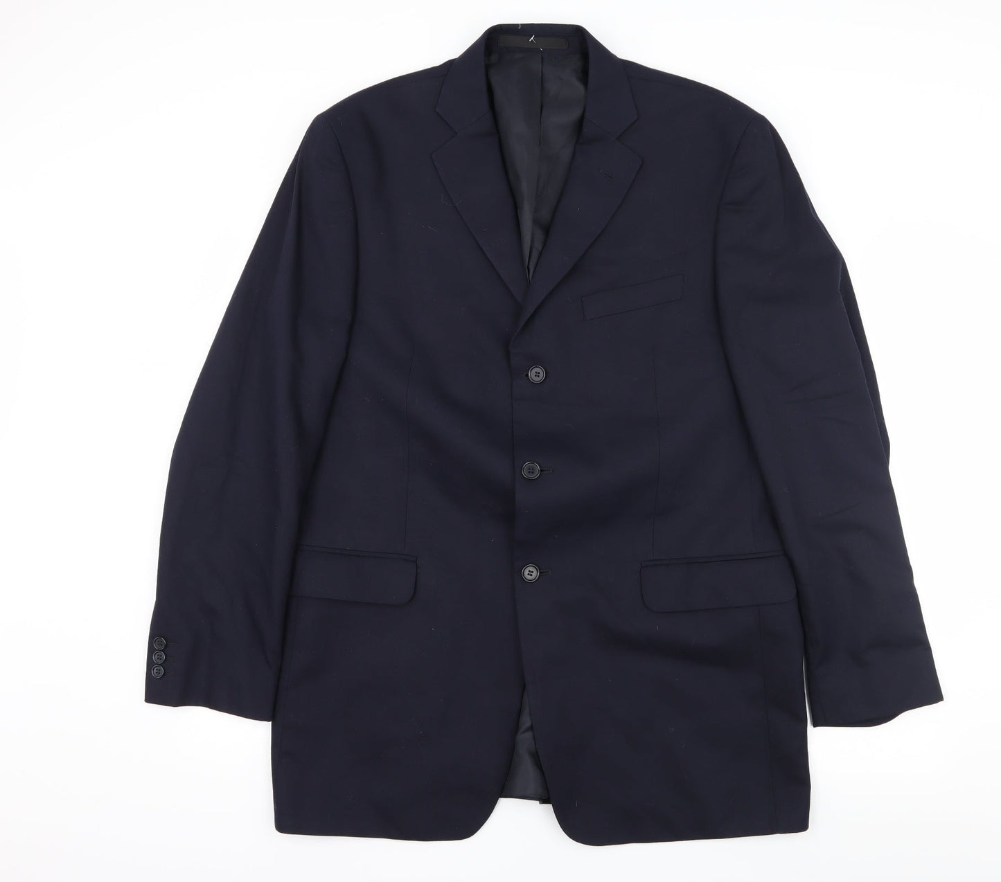 Mens UK Size L Marks and Spencer Regular Blue Suit Jacket