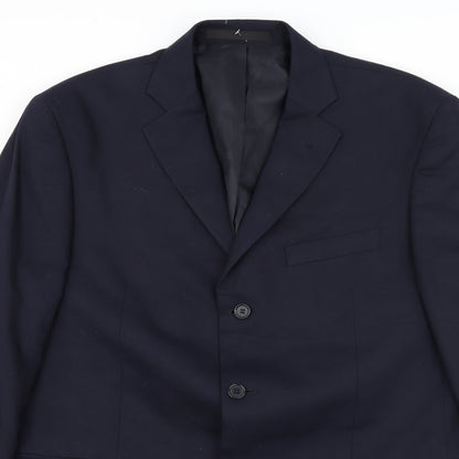Mens UK Size L Marks and Spencer Regular Blue Suit Jacket