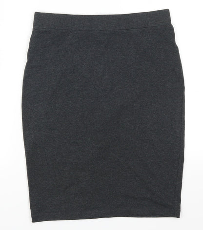 FOREVER 21 Womens Grey   Straight & Pencil Skirt Size M
