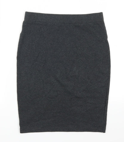 FOREVER 21 Womens Grey   Straight & Pencil Skirt Size M