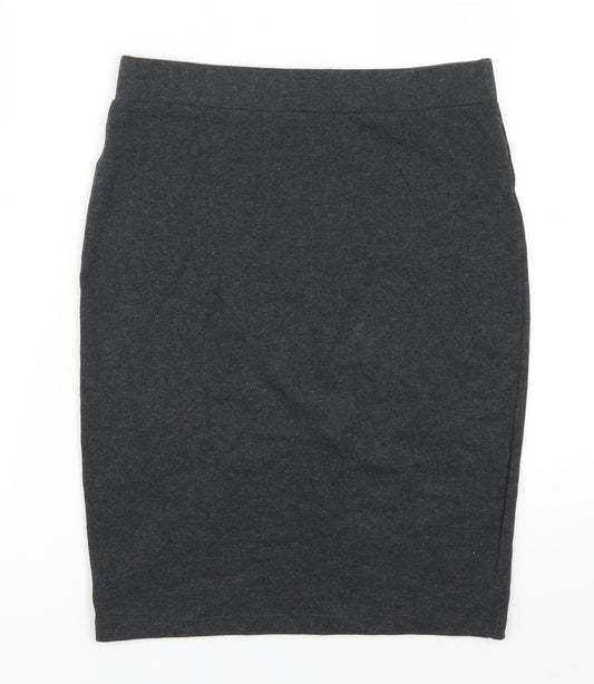 FOREVER 21 Womens Grey   Straight & Pencil Skirt Size M