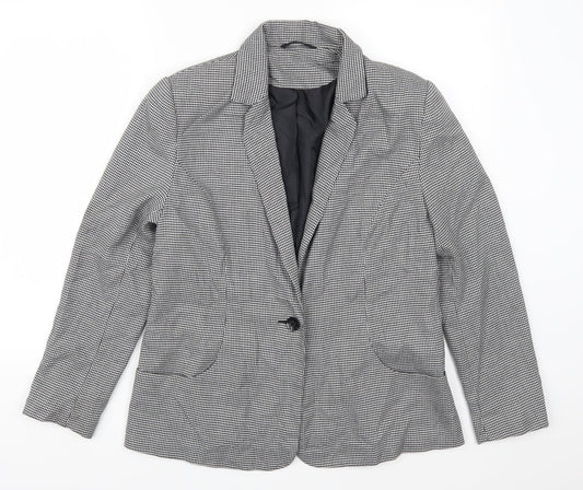 F&F Womens Grey Herringbone  Jacket Suit Jacket Size 14
