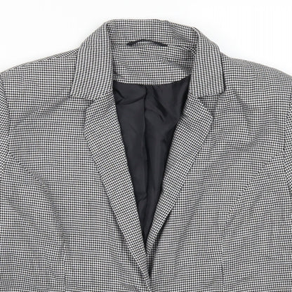 F&F Womens Grey Herringbone  Jacket Suit Jacket Size 14