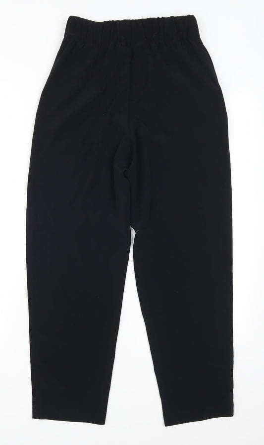 Womens UK Size 24 in Preworn Regular Fit  Black Trousers