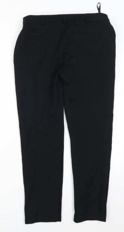 Nutmeg Womens Black   Trousers  Size 10 L25.5 in