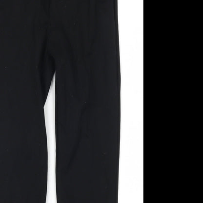 Nutmeg Womens Black   Trousers  Size 10 L25.5 in