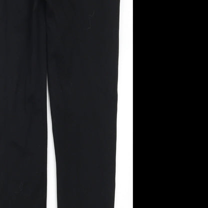 Nutmeg Womens Black   Trousers  Size 10 L25.5 in