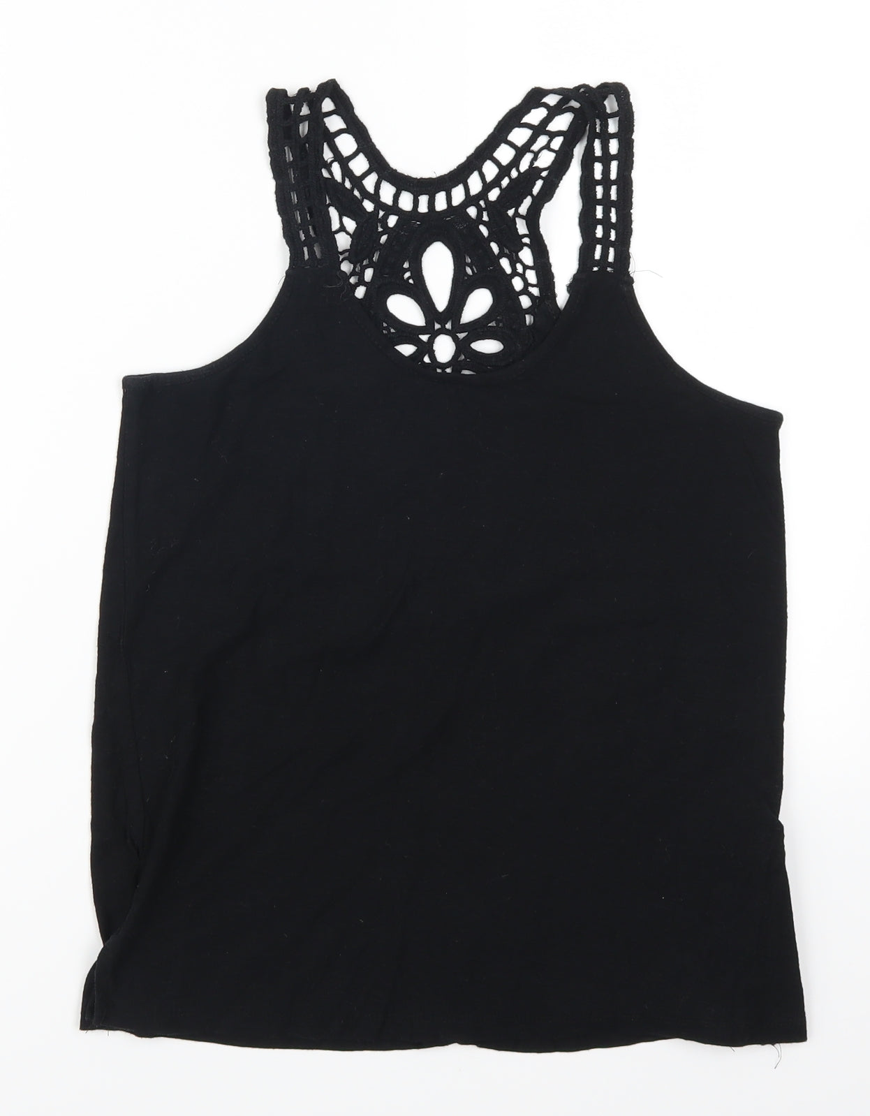 Womens UK Size 6 Atmosphere Black Basic Tank