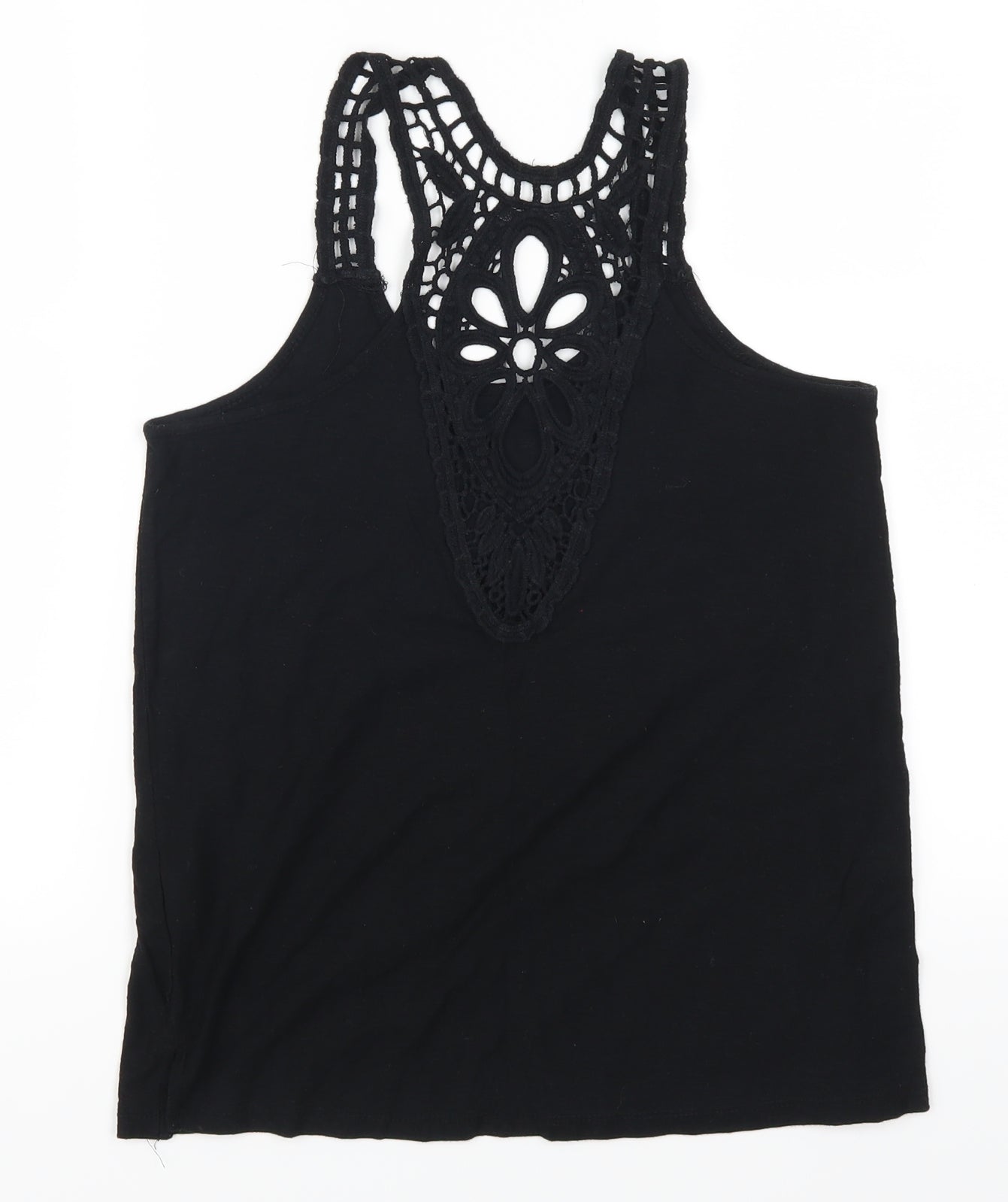 Womens UK Size 6 Atmosphere Black Basic Tank