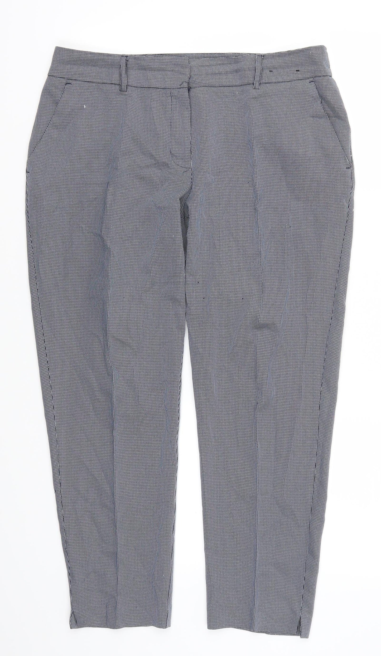 Womens UK Size 12 Dorothy Perkins Regular Fit  Blue Trousers