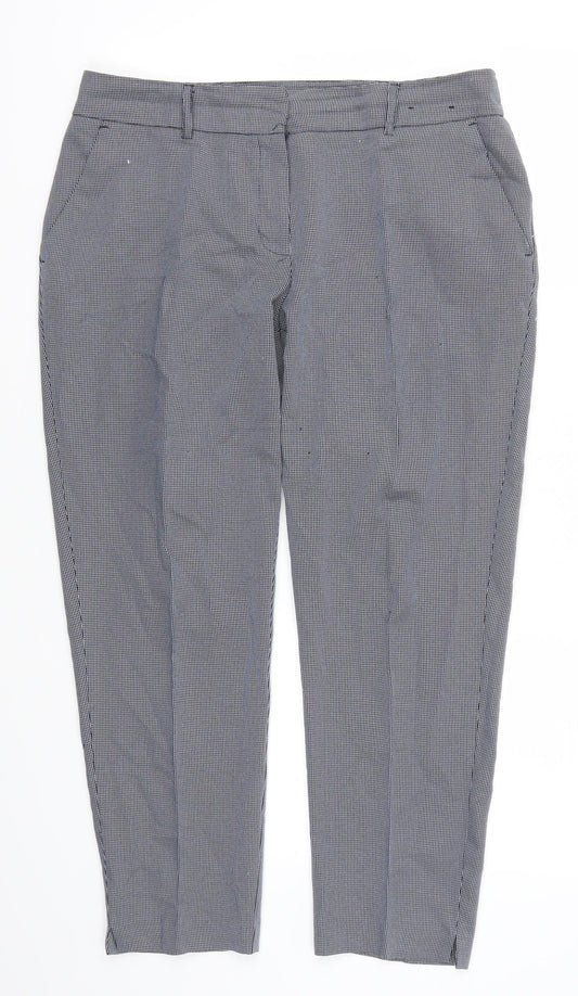 Womens UK Size 12 Dorothy Perkins Regular Fit  Blue Trousers