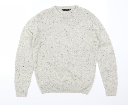 Cedar Wood State Mens Beige   Pullover Jumper Size S