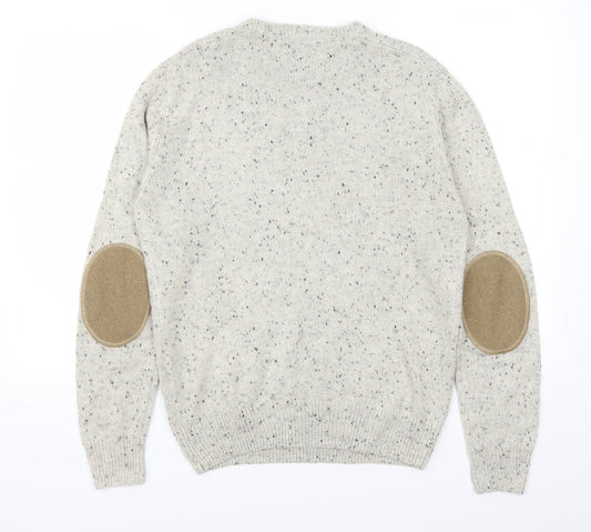 Cedar Wood State Mens Beige   Pullover Jumper Size S