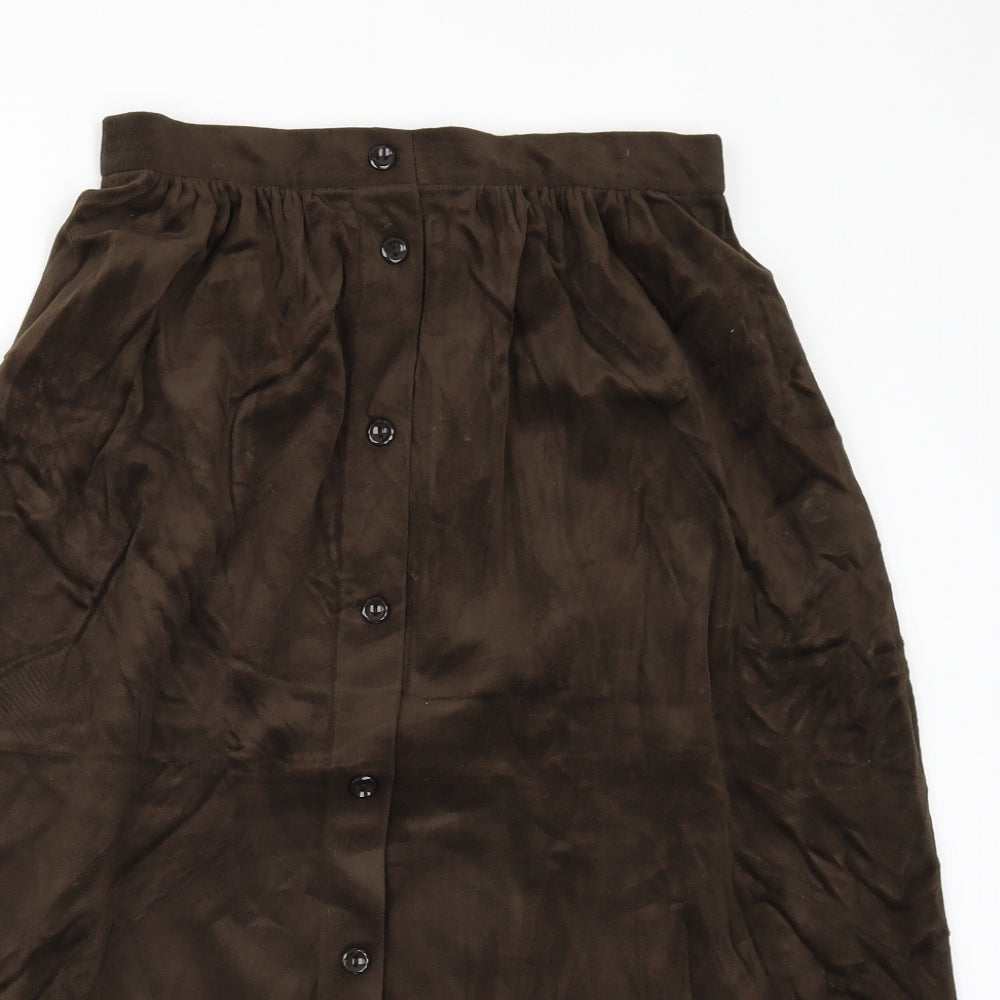 Marks and Spencer Womens Brown   A-Line Set Size 26 in