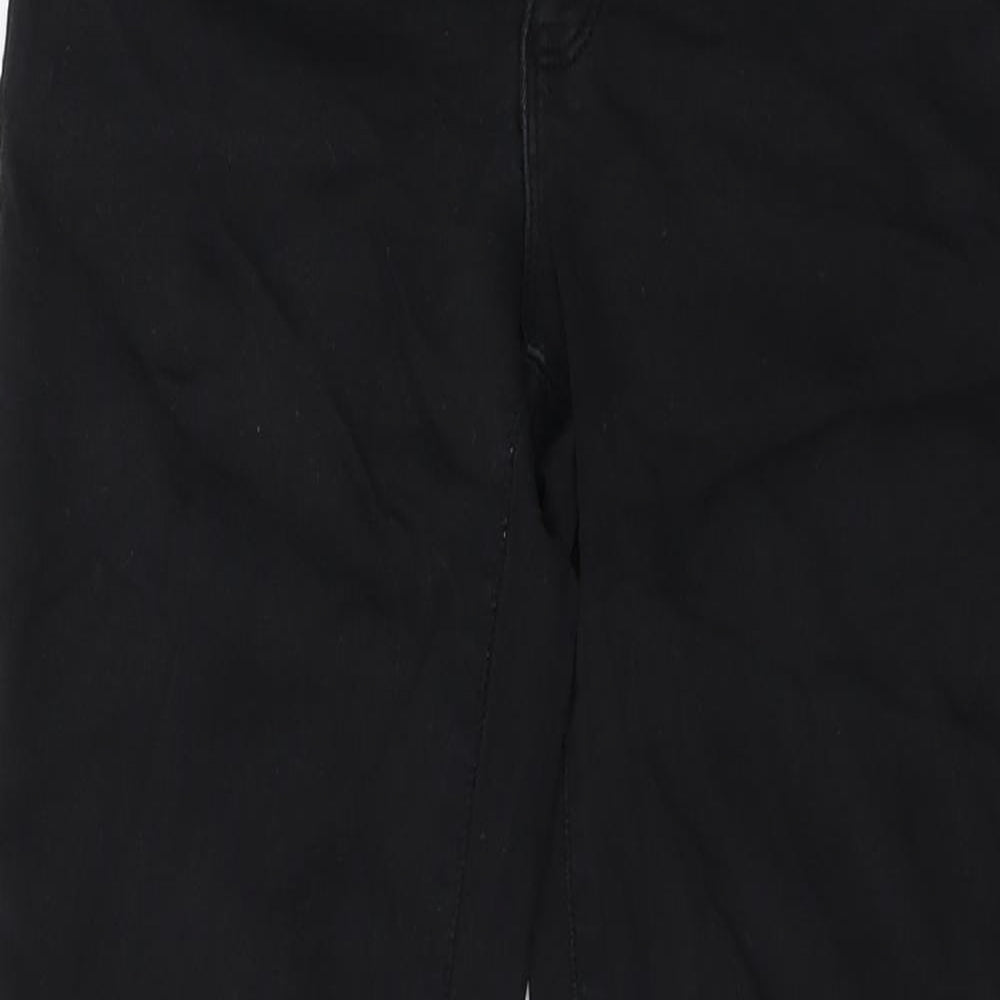 Womens UK Size 30 Preworn Regular Fit Skinny Black Jeans
