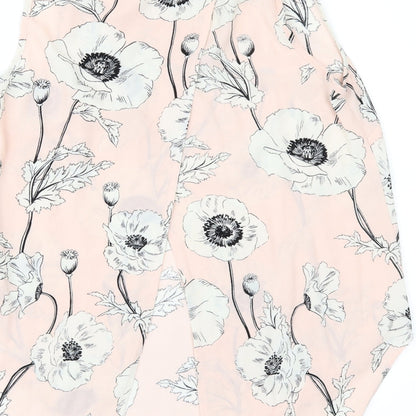 Primark Womens Pink Floral  Tunic Blouse Size 8