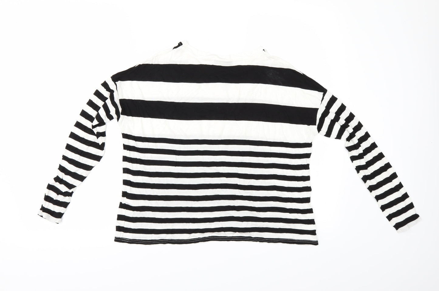 Womens UK Size 6 Topshop White Basic T-Shirt