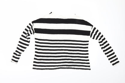 Womens UK Size 6 Topshop White Basic T-Shirt