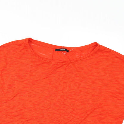 Womens UK Size 16 George Orange Basic Polo