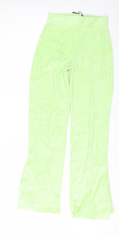 Womens UK Size 6 PRETTYLITTLETHING Regular Fit  Green Trousers