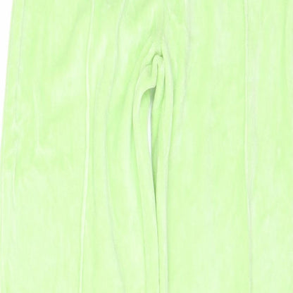 Womens UK Size 6 PRETTYLITTLETHING Regular Fit  Green Trousers