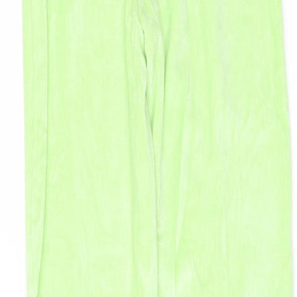 Womens UK Size 6 PRETTYLITTLETHING Regular Fit  Green Trousers