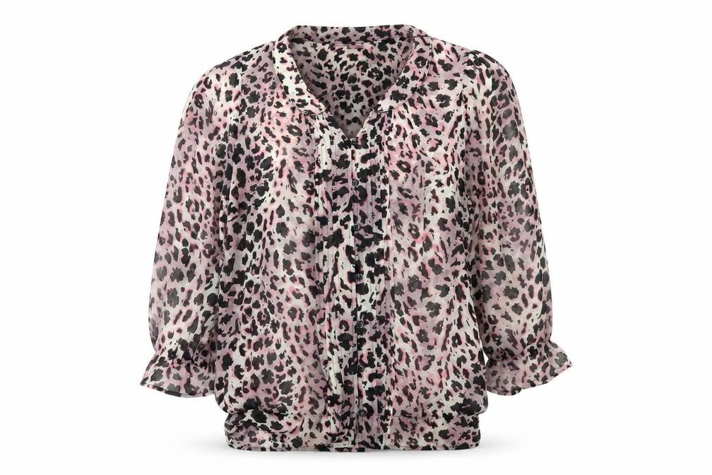 Next Womens Multicoloured Animal Print  Tunic Blouse Size 10