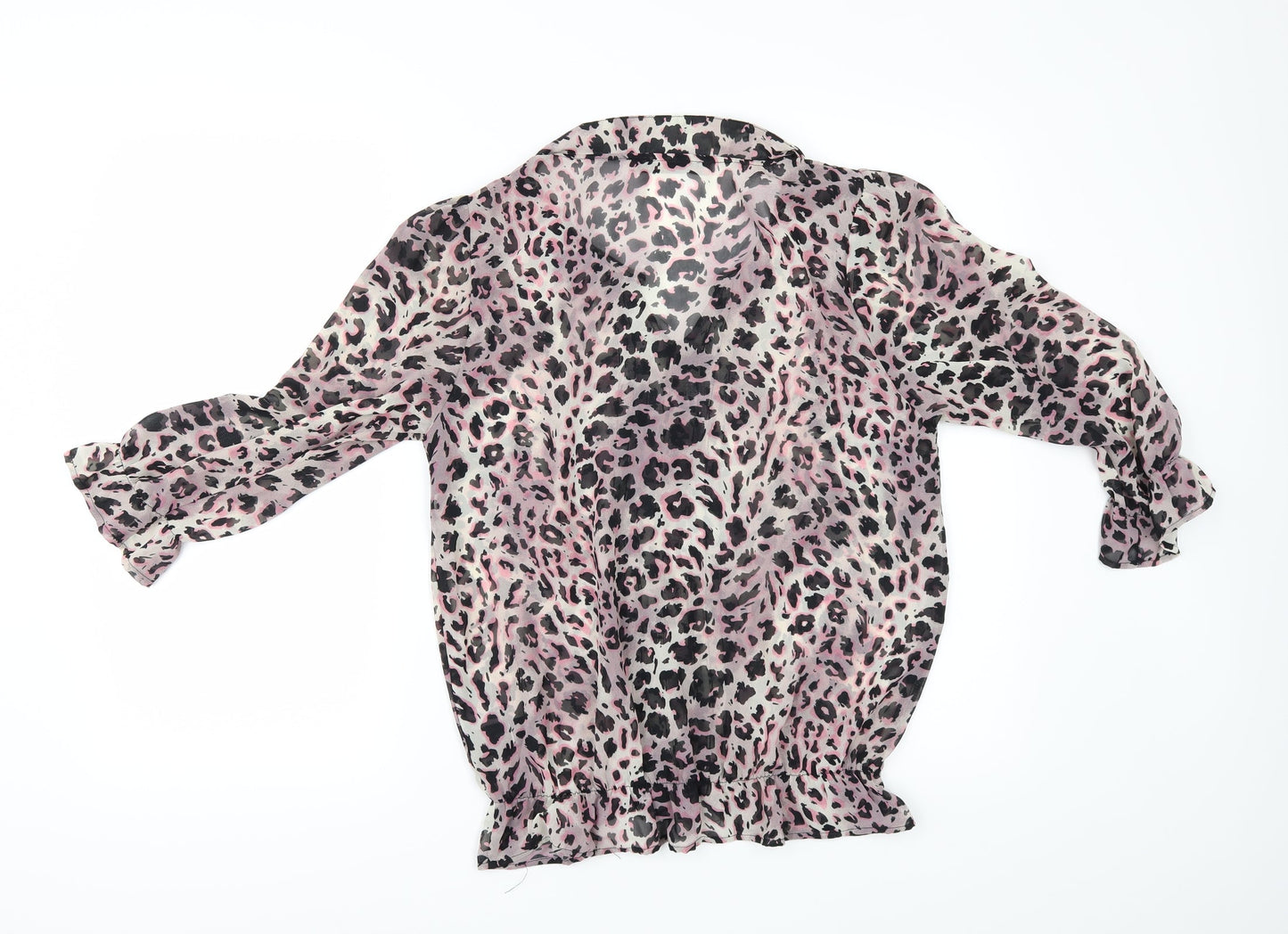 Womens UK Size 10 NEXT Multicoloured Tunic Blouse