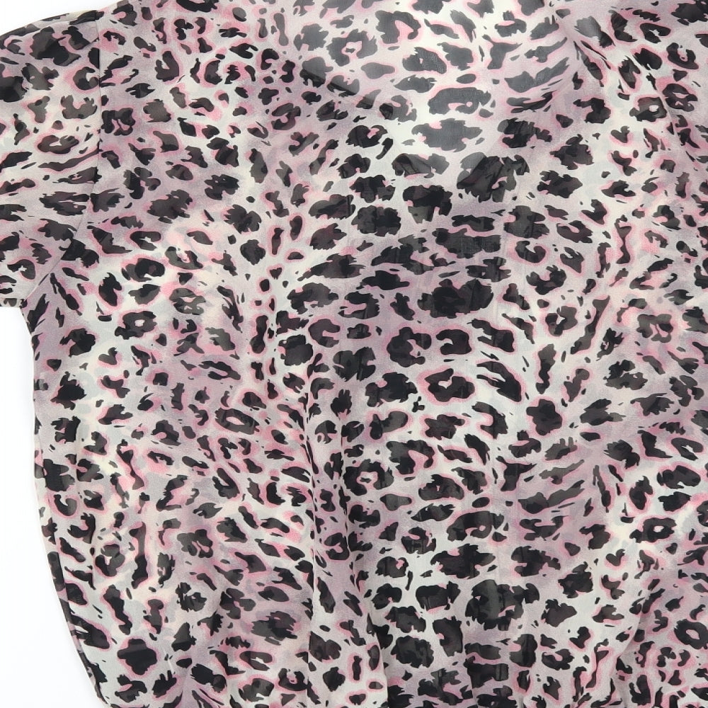 Womens UK Size 10 NEXT Multicoloured Tunic Blouse