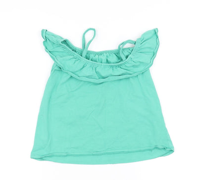 John Lewis Womens Green   Basic T-Shirt Size 10