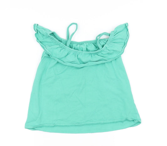 John Lewis Womens Green   Basic T-Shirt Size 10