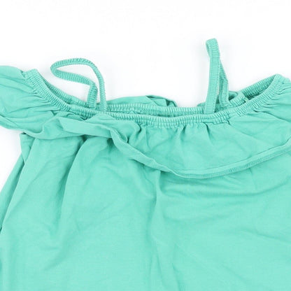 John Lewis Womens Green   Basic T-Shirt Size 10