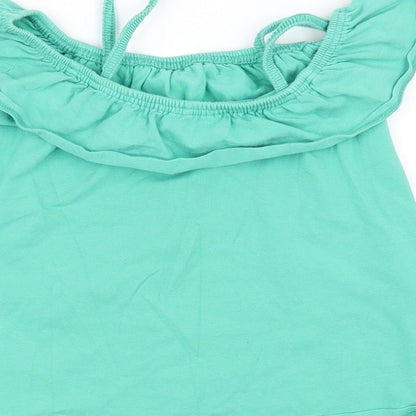 John Lewis Womens Green   Basic T-Shirt Size 10