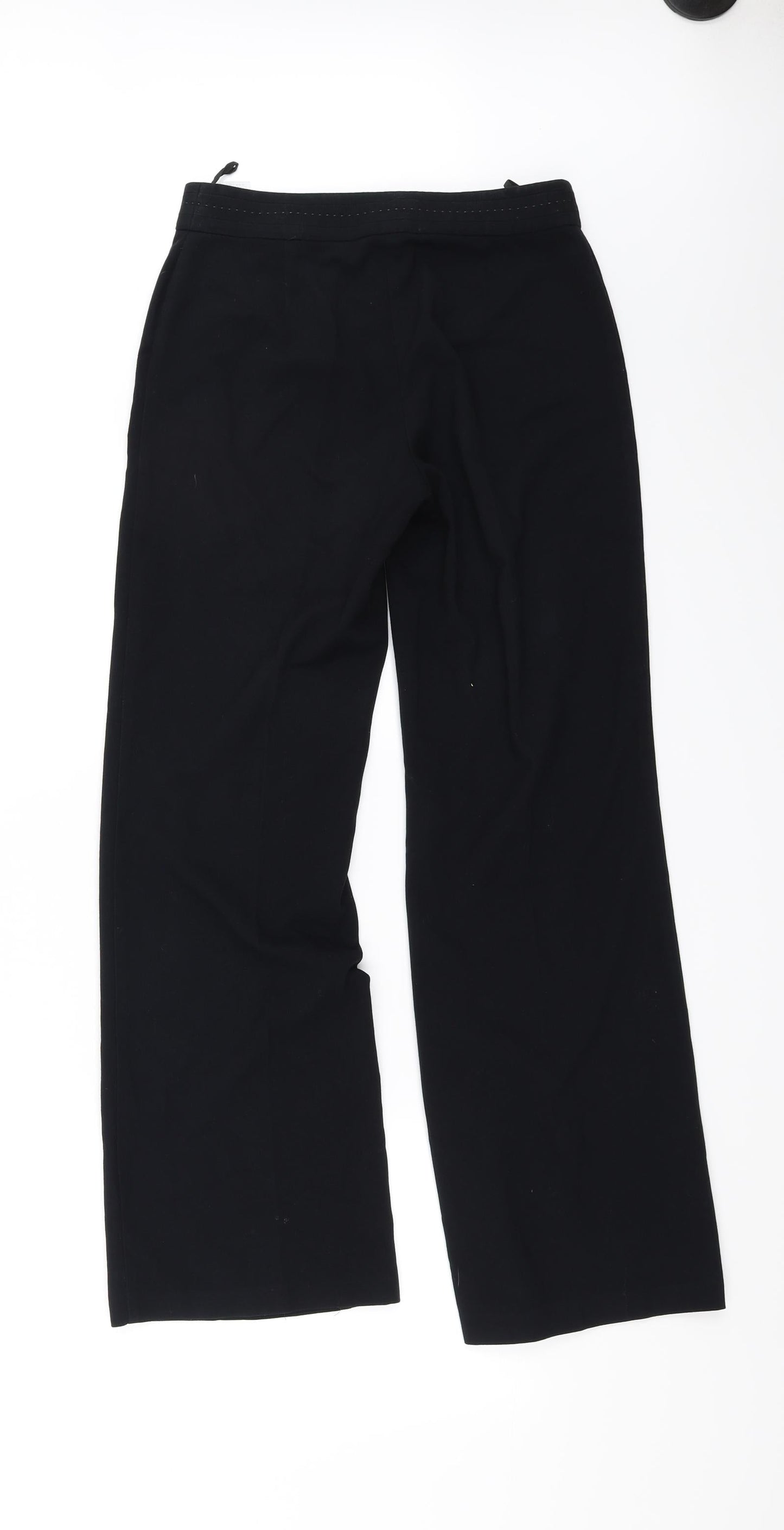 Womens UK Size 8 Marks and Spencer Regular Fit  Black Trousers