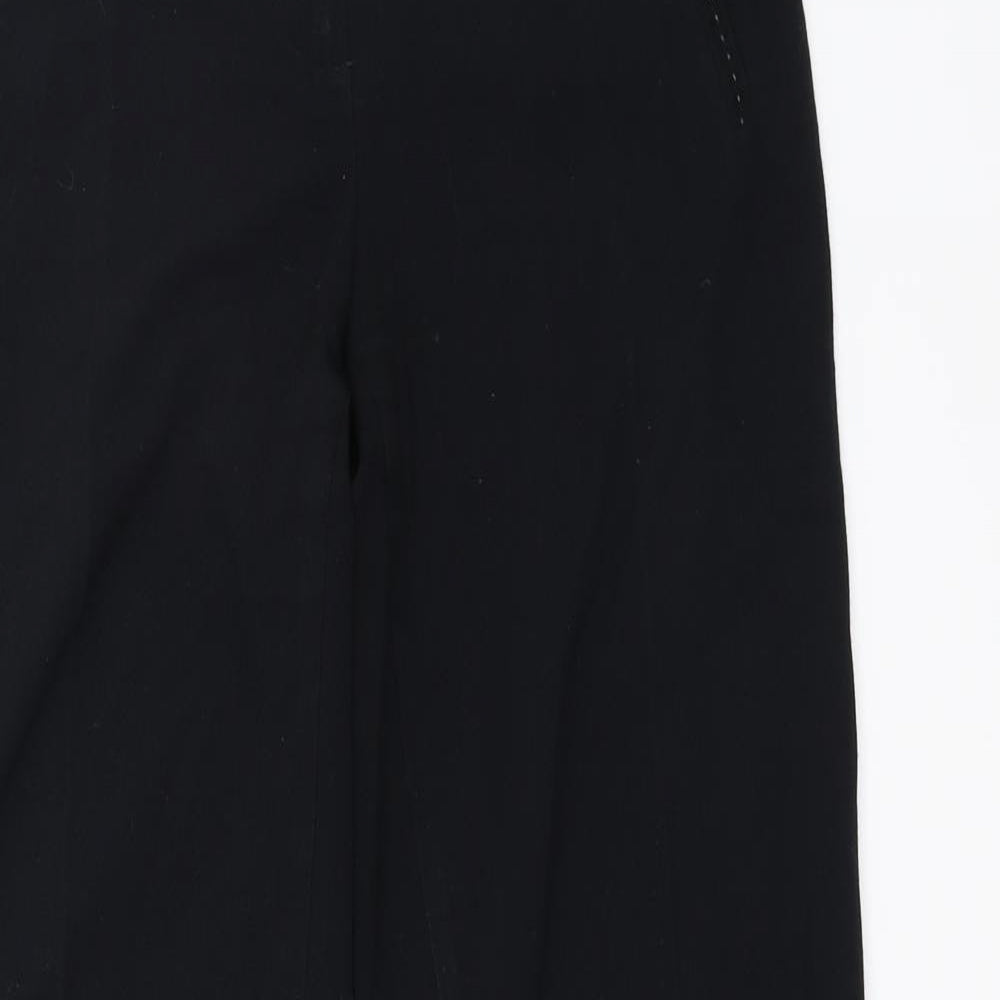 Womens UK Size 8 Marks and Spencer Regular Fit  Black Trousers
