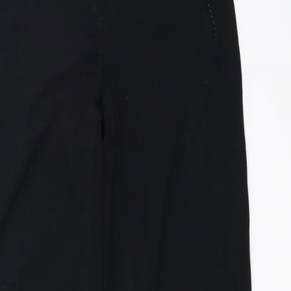 Womens UK Size 8 Marks and Spencer Regular Fit  Black Trousers