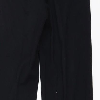 Womens UK Size 8 Marks and Spencer Regular Fit  Black Trousers
