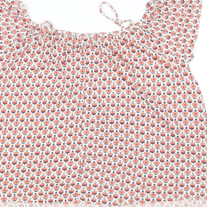 Womens UK Size 6 New Look White Basic Blouse