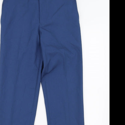 Womens UK Size 27 in Preworn Regular Fit  Blue Trousers