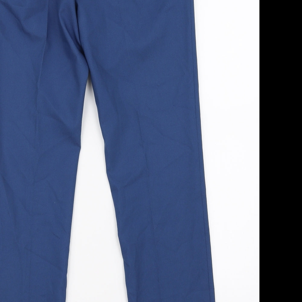 Womens UK Size 27 in Preworn Regular Fit  Blue Trousers