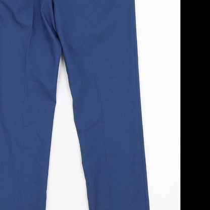 Womens UK Size 27 in Preworn Regular Fit  Blue Trousers